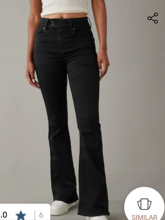 American Eagle Outfitters Denim - AMERICAN EAGLE Super High Rise Flare - Next Level Stretch Size 000